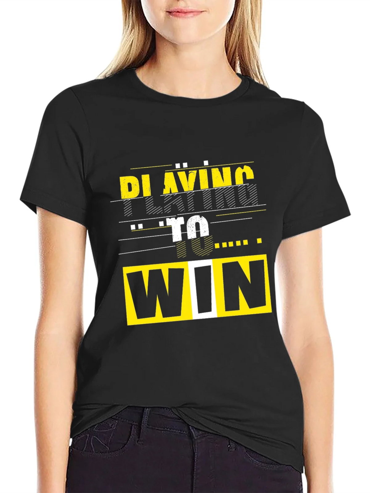 Playing To Win Graphic Tee - Black T-Shirt product image 2