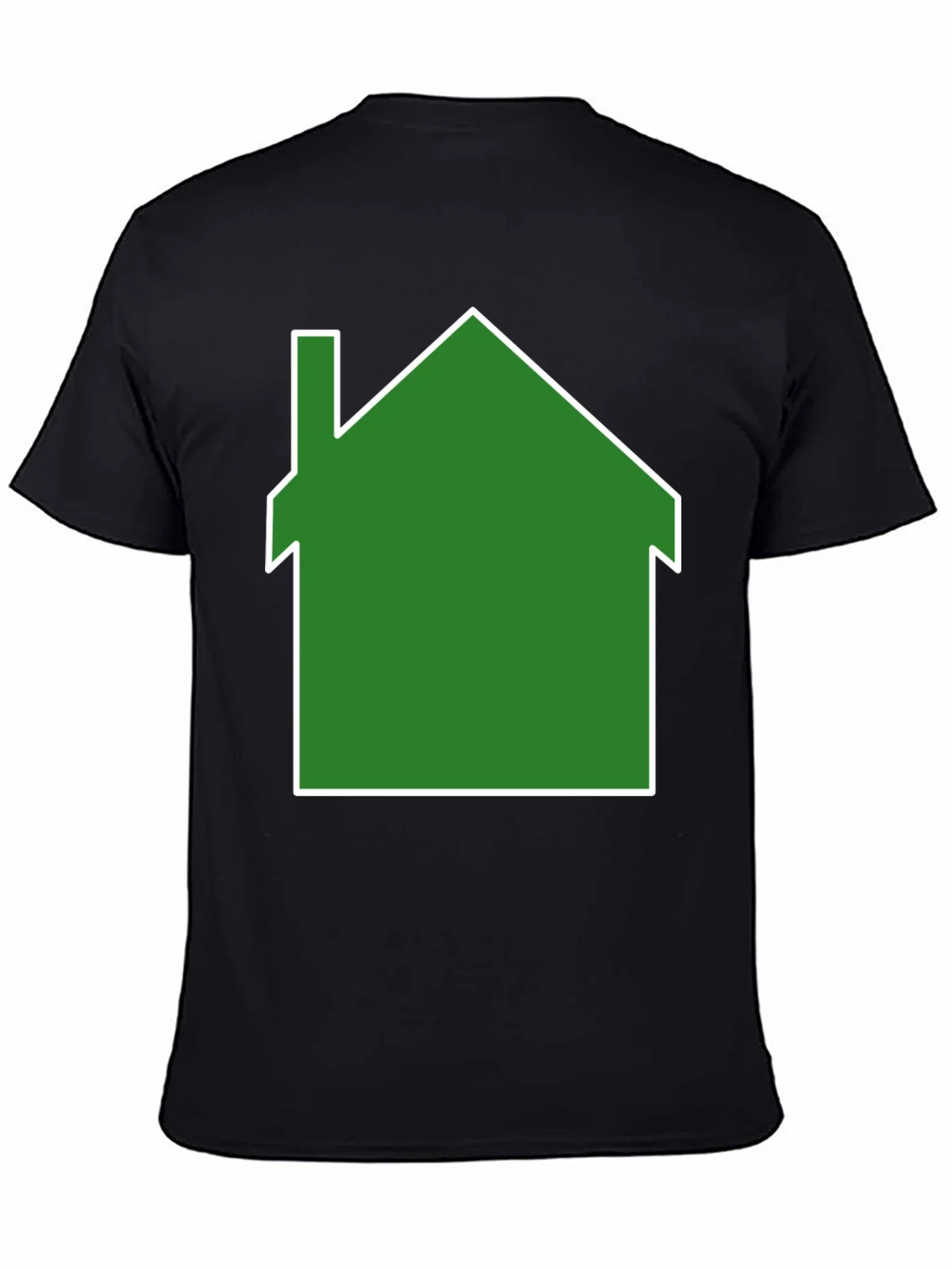 Green House Graphic Print Black T-Shirt product image 4