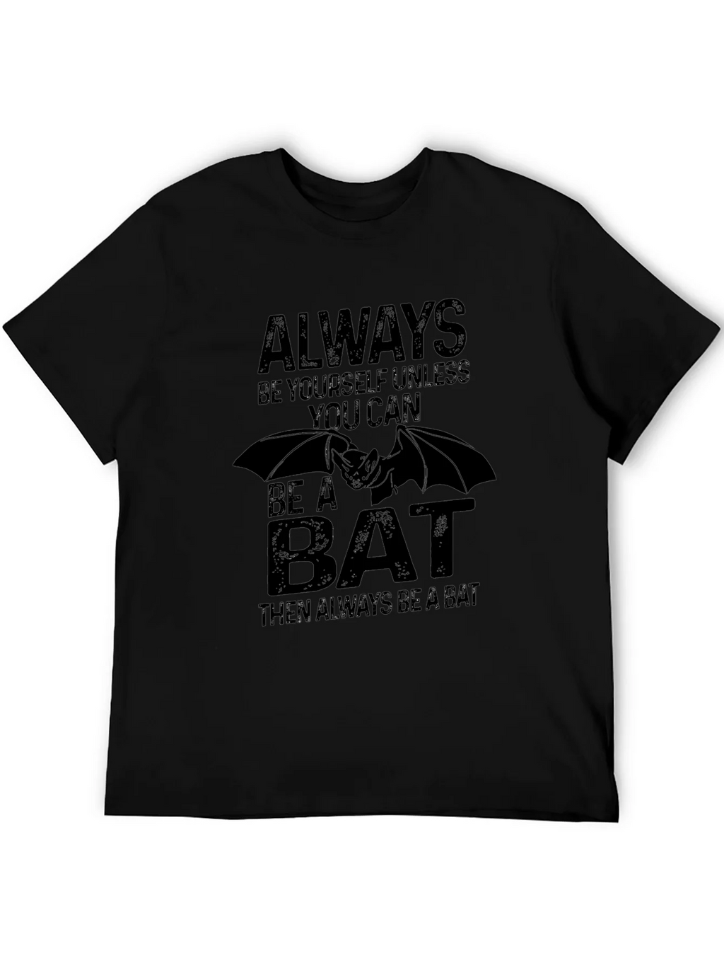 Always Be a Bat Black Graphic Tee product image 5