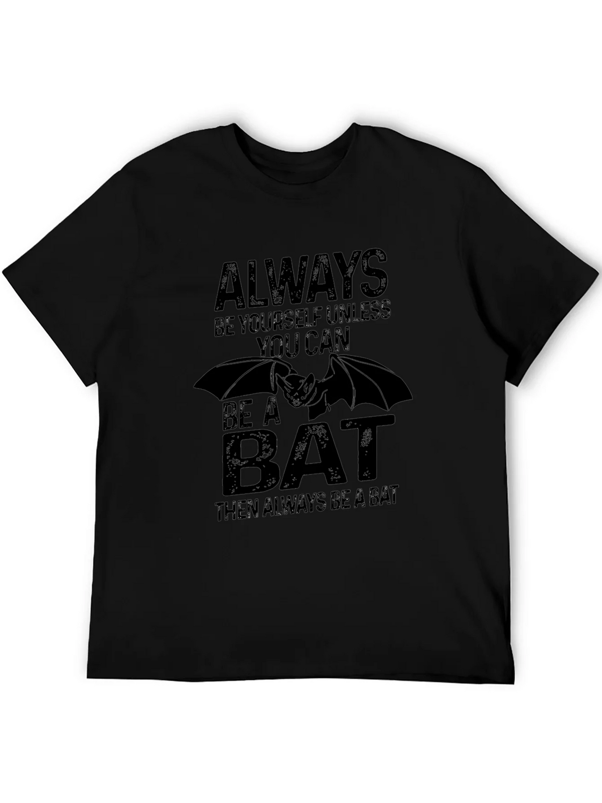 Always Be a Bat Black Graphic Tee product image 5