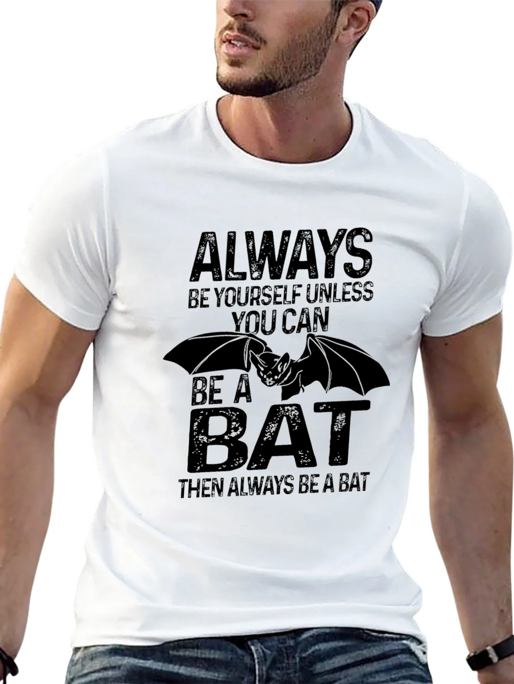 Always Be a Bat Black Graphic Tee product image 12