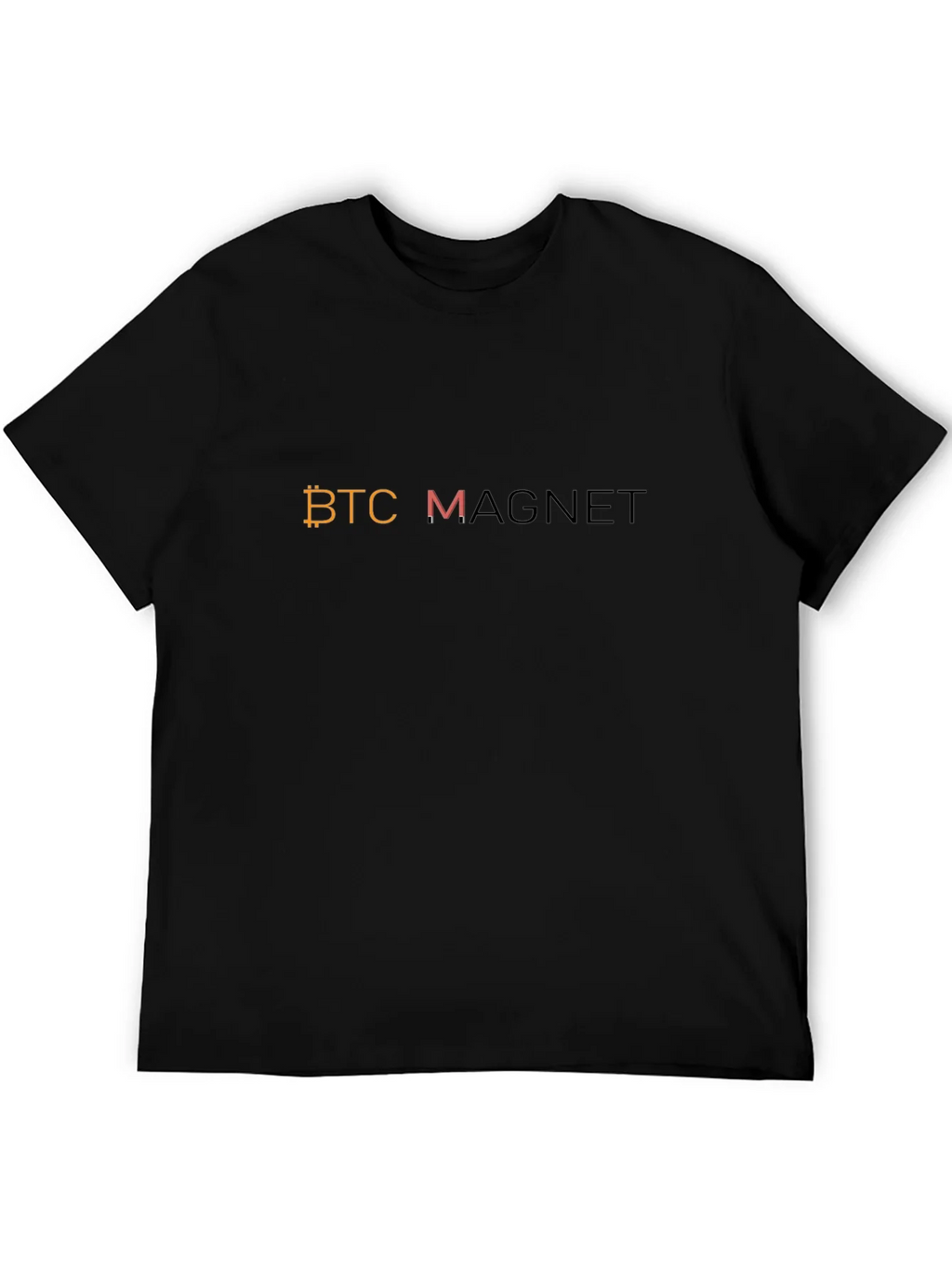 BTC Magnet Graphic T-Shirt - Cryptocurrency Bitcoin product image 5