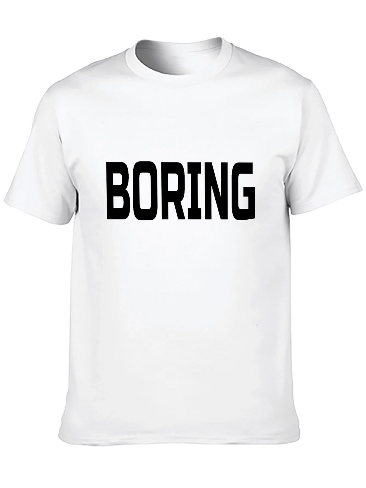 Boring Graphic Tee - Black Casual T-Shirt product image 9