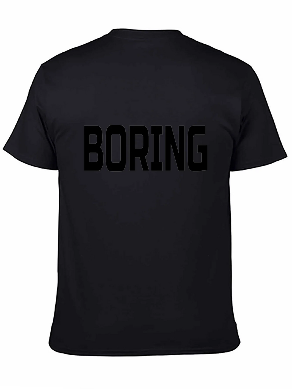 Boring Graphic Tee - Black Casual T-Shirt product image 4