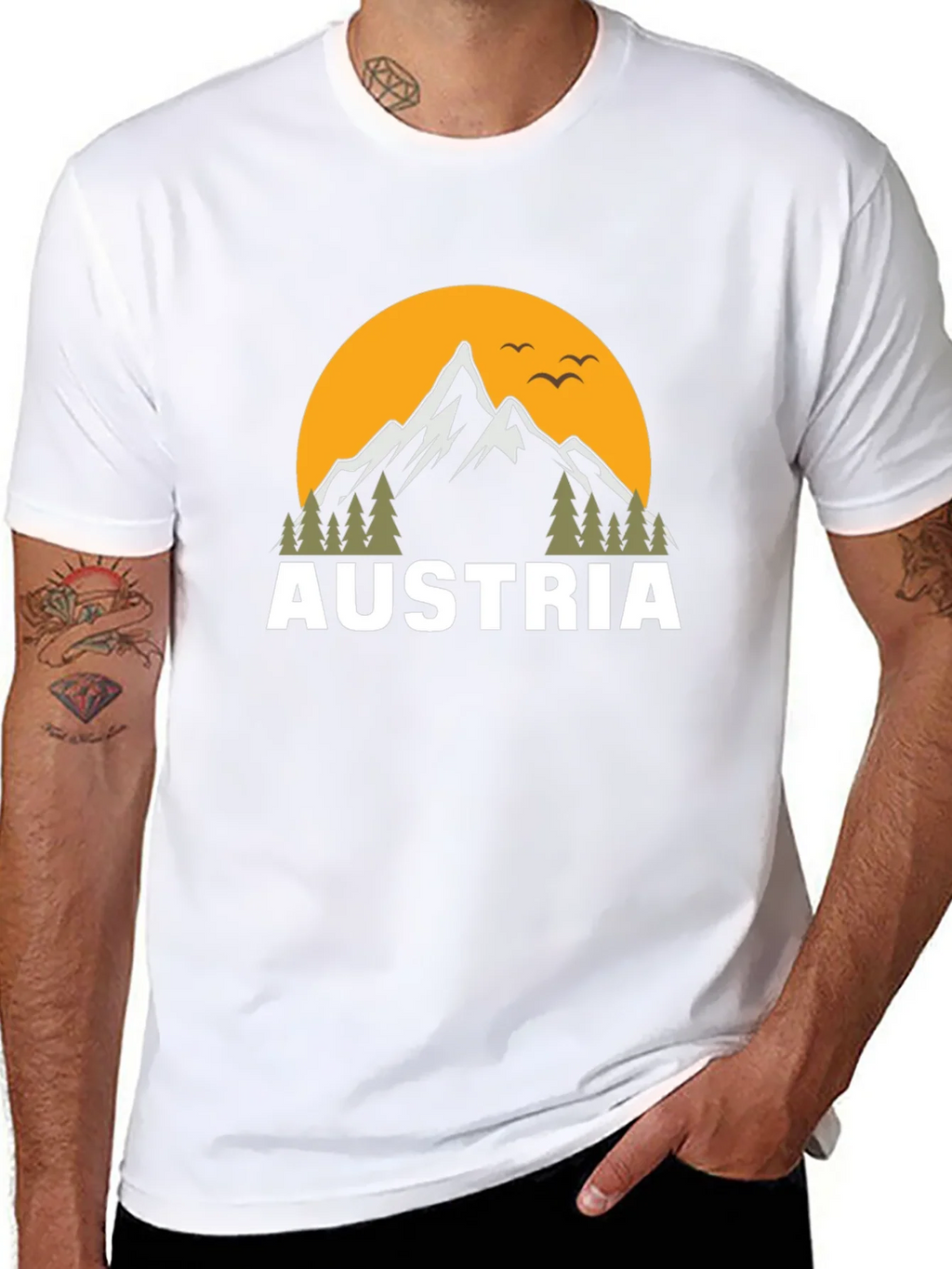 Austria Mountain Graphic T-Shirt product image 7