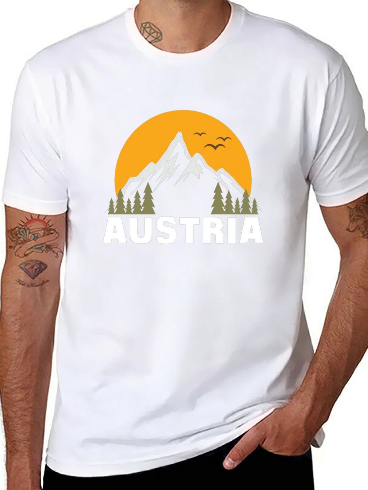 Austria Mountain Graphic T-Shirt product image 7