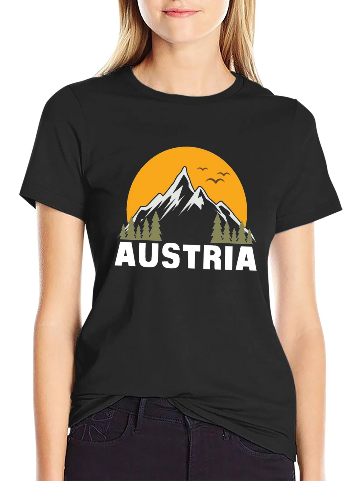 Austria Mountain Graphic T-Shirt product image 2