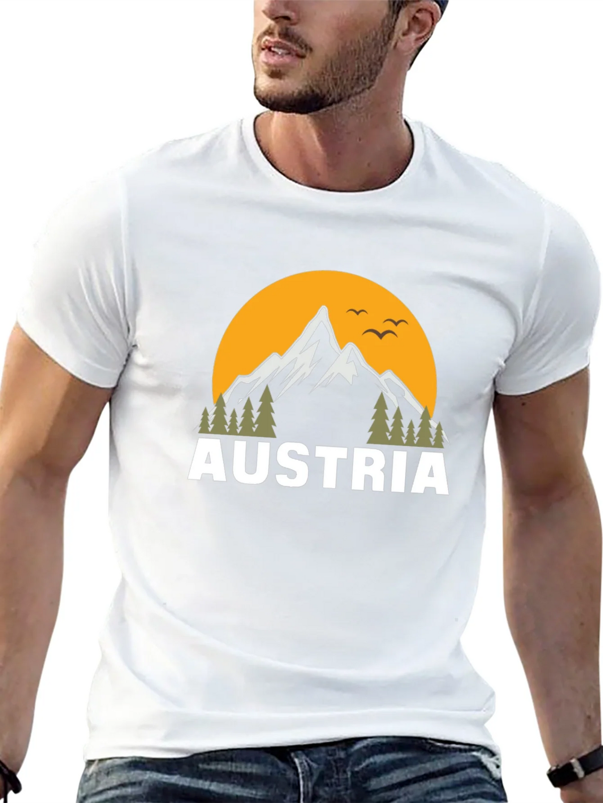 Austria Mountain Graphic T-Shirt product image 12