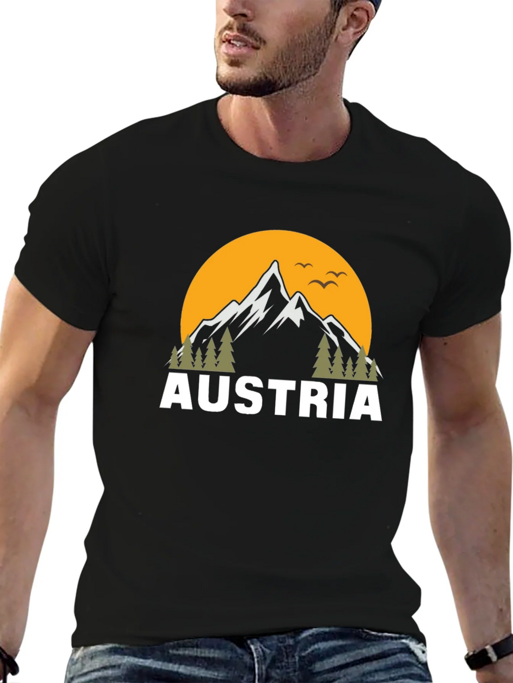Austria Mountain Graphic T-Shirt product image 6