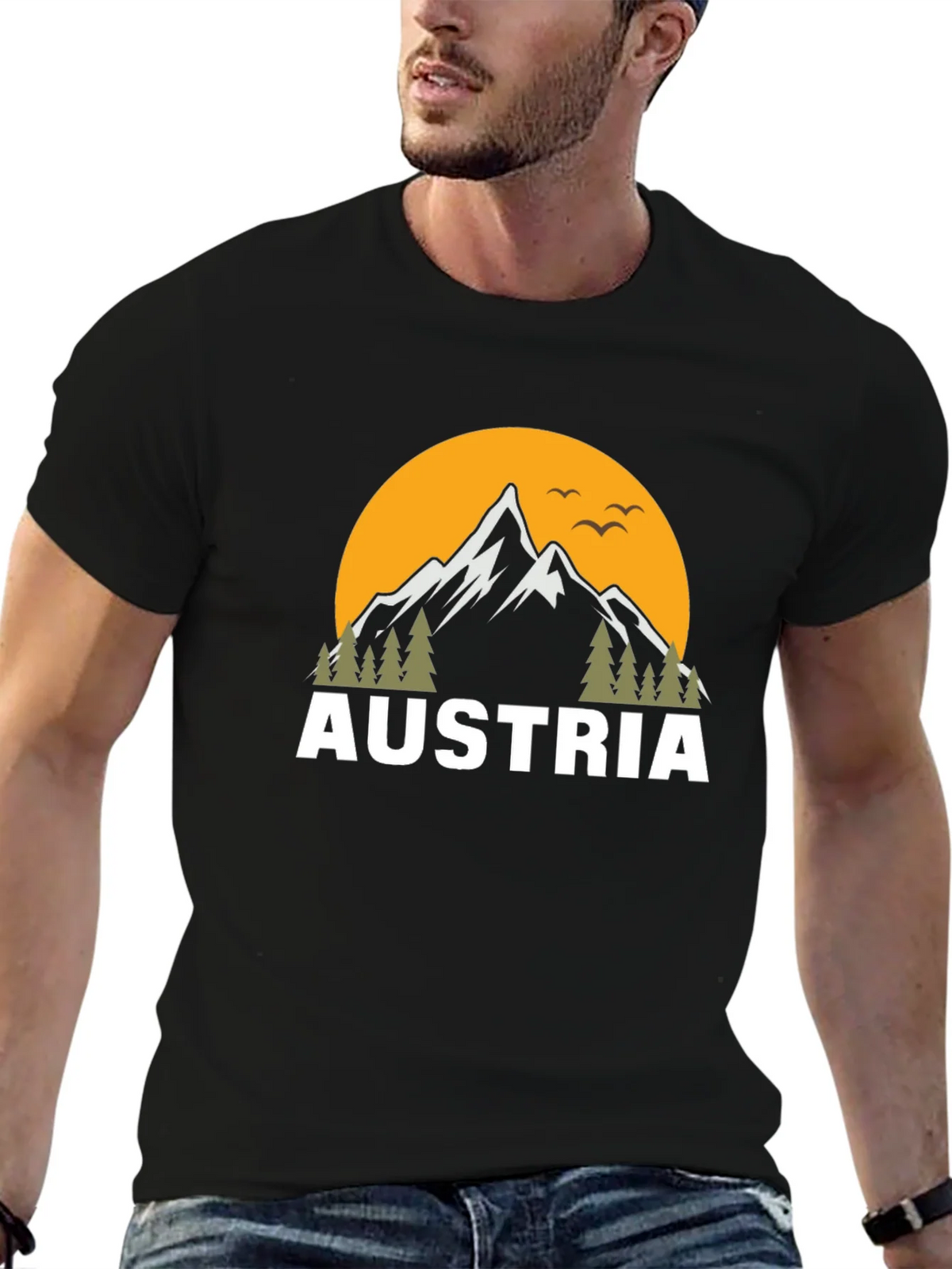Austria Mountain Graphic T-Shirt product image 6
