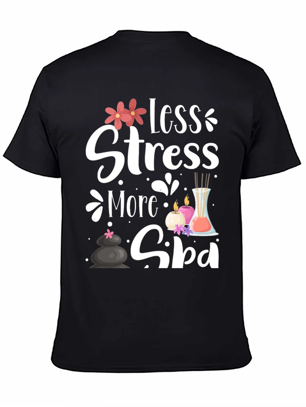 Relaxation Spa T-Shirt: Less Stress More product image 4