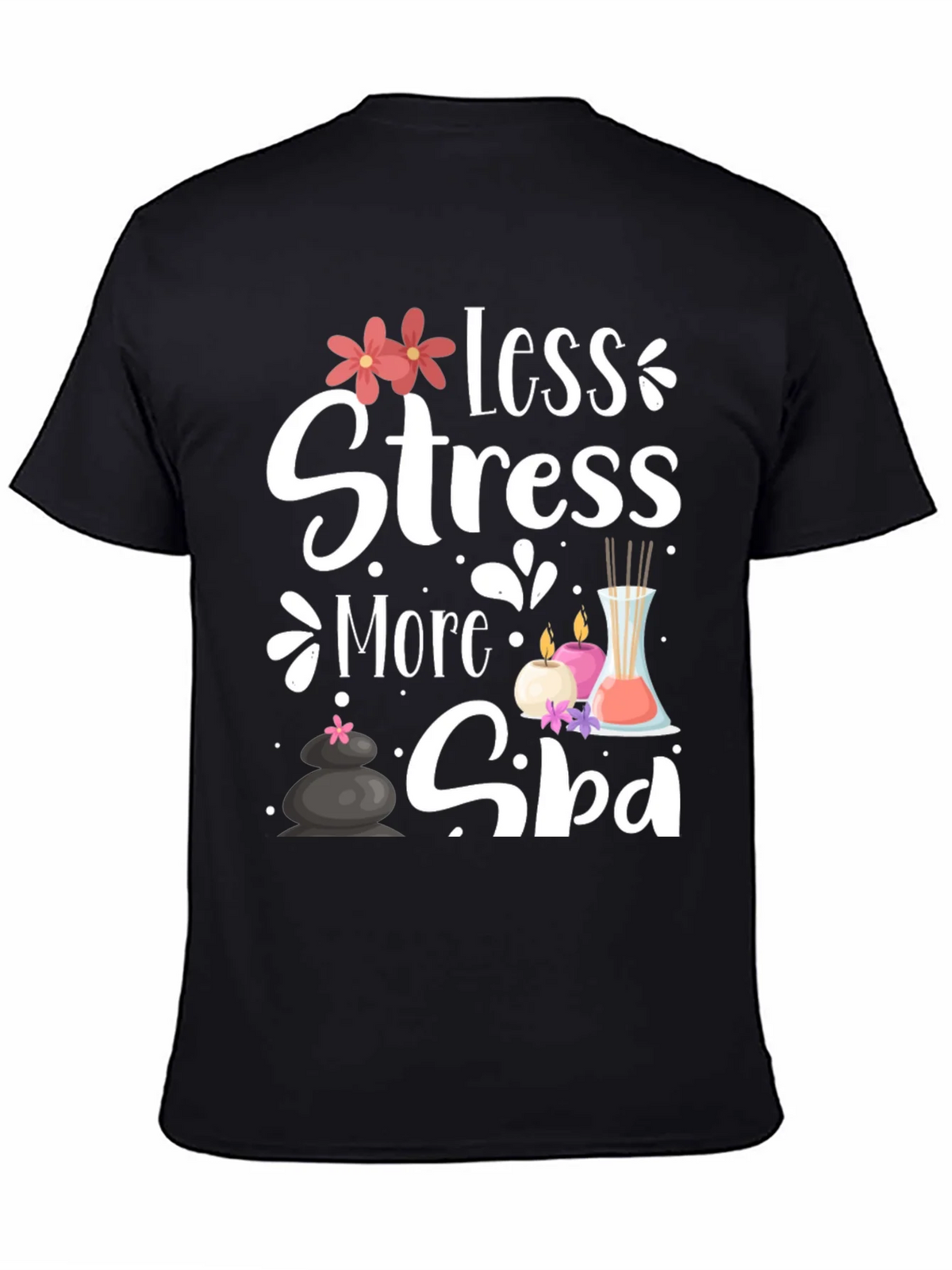 Relaxation Spa T-Shirt: Less Stress More product image 4