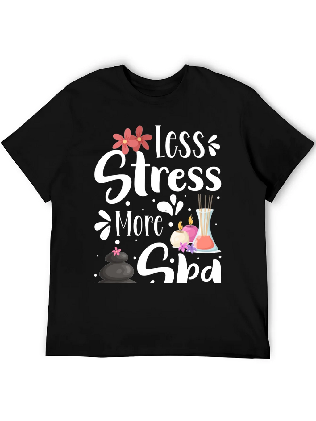 Relaxation Spa T-Shirt: Less Stress More product image 5