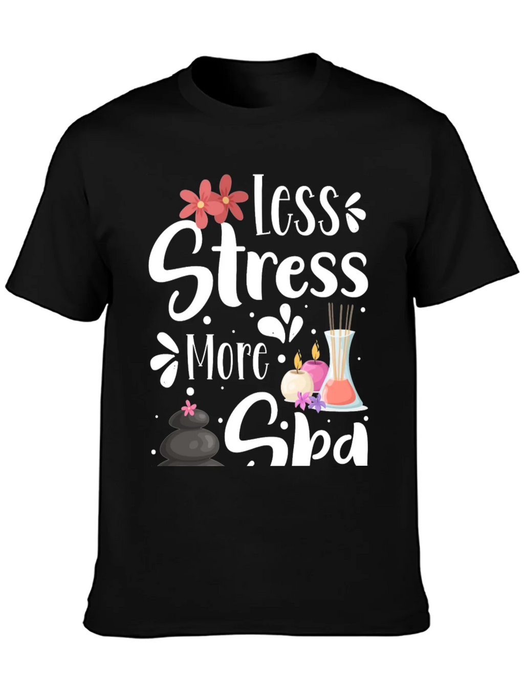 Relaxation Spa T-Shirt: Less Stress More product image 3