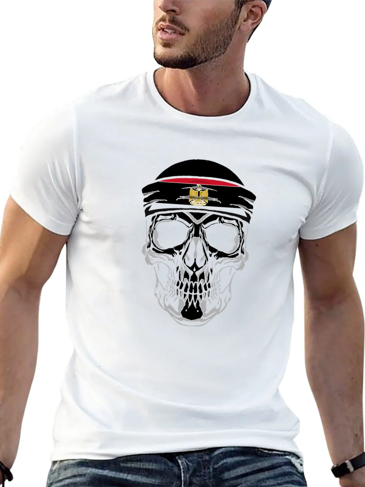 Skull Graphic T-Shirt: Edgy Style product image 12
