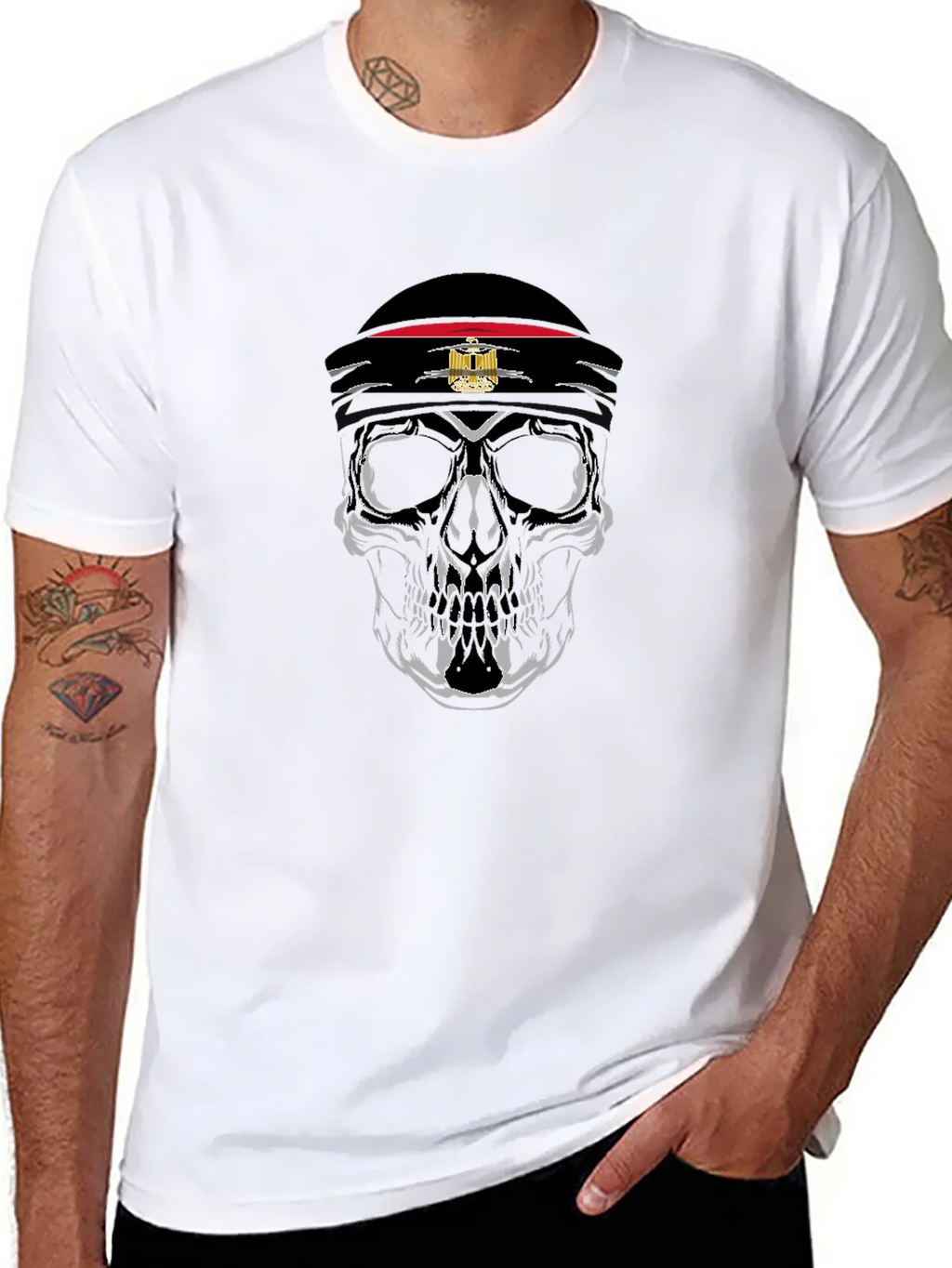 Skull Graphic T-Shirt: Edgy Style product image 7
