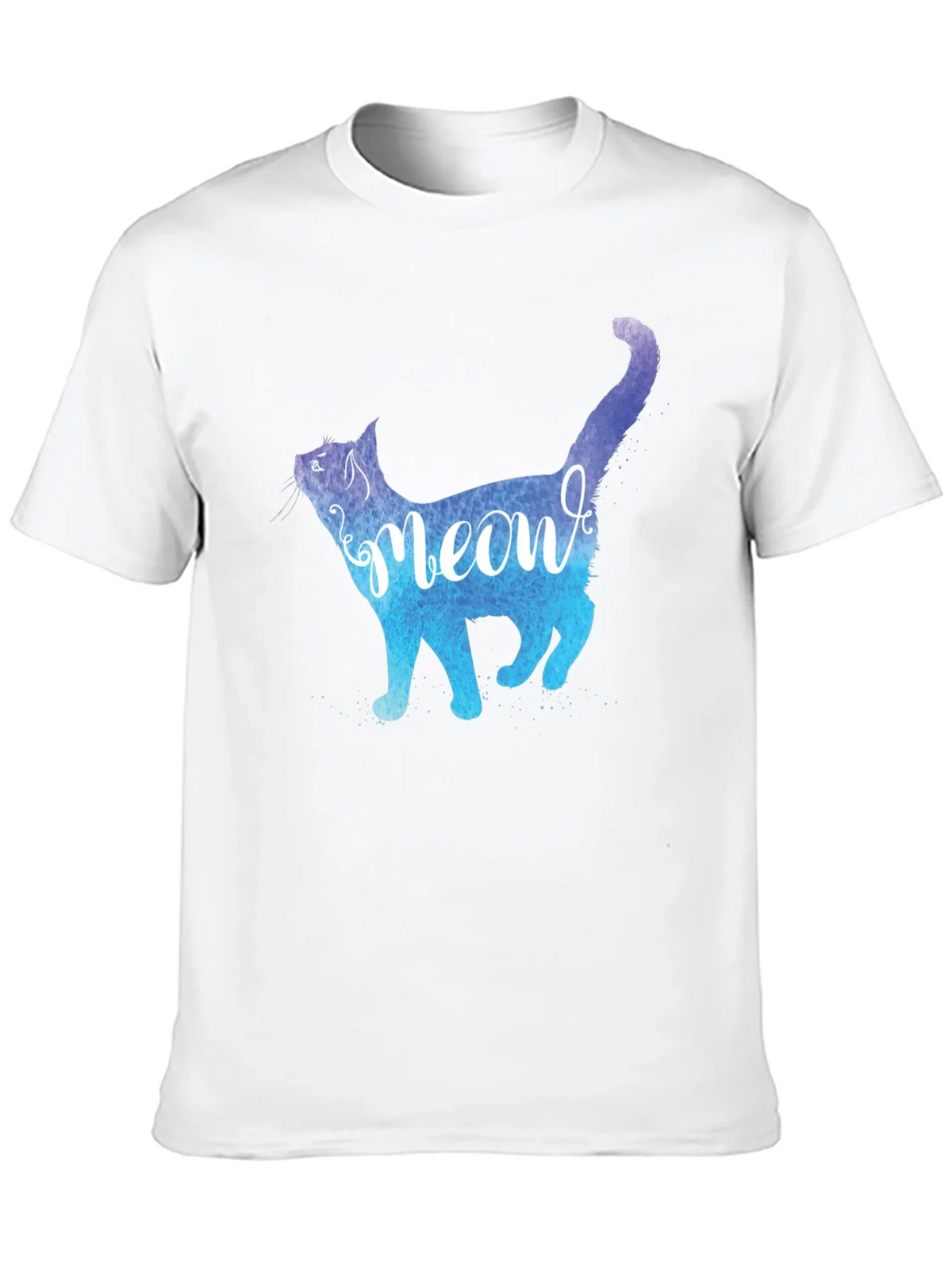 Meow Cat Graphic Tee - Stylish Mens T-Shirt product image 9
