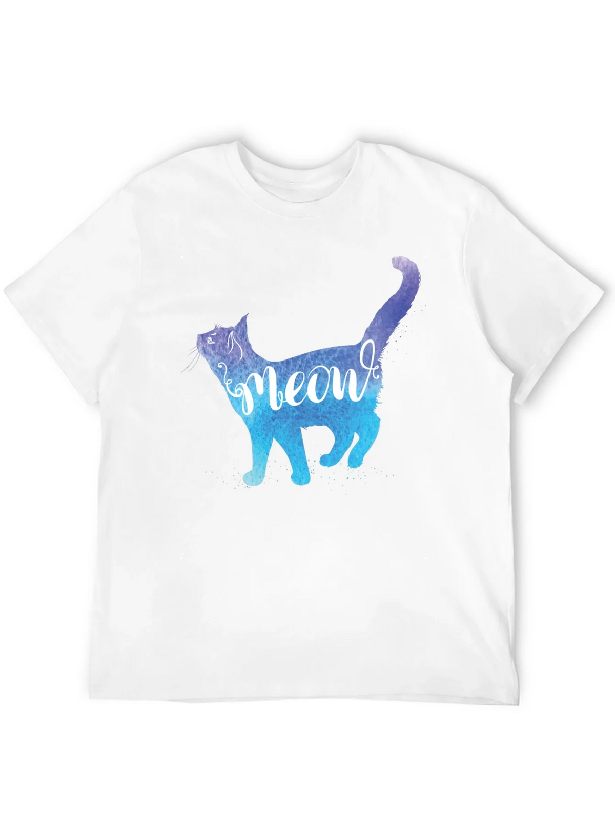 Meow Cat Graphic Tee - Stylish Mens T-Shirt product image 11