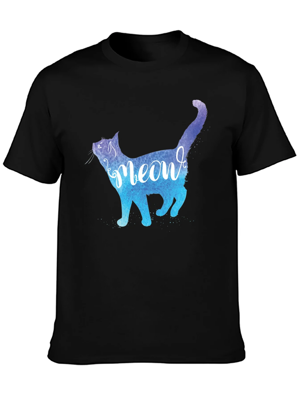 Meow Cat Graphic Tee - Stylish Mens T-Shirt product image 3