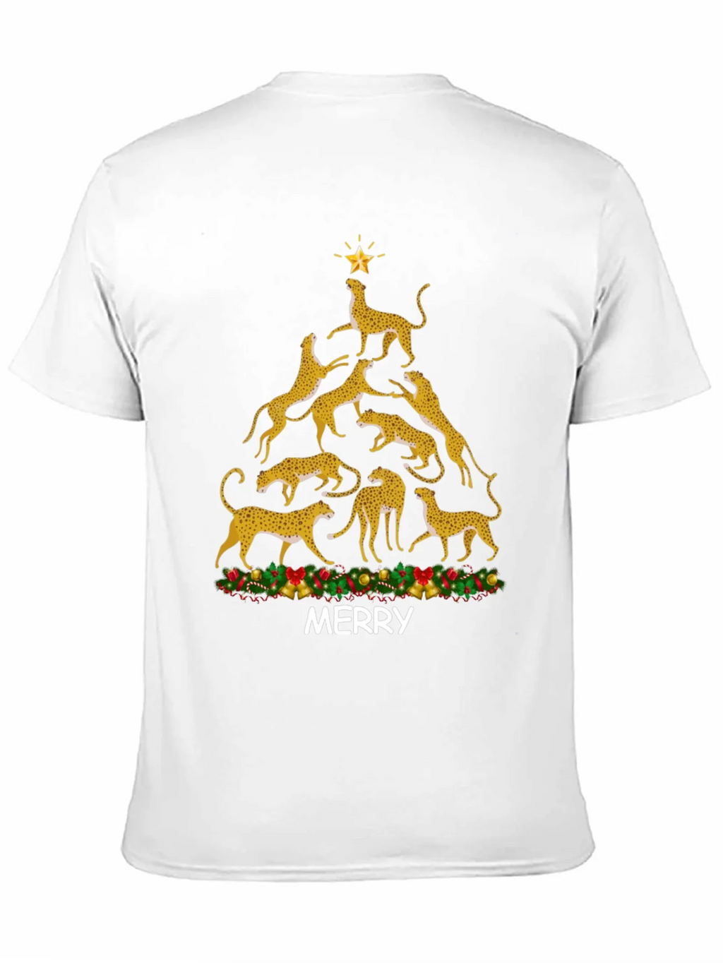 Cheetah Christmas Tree T-Shirt product image 10