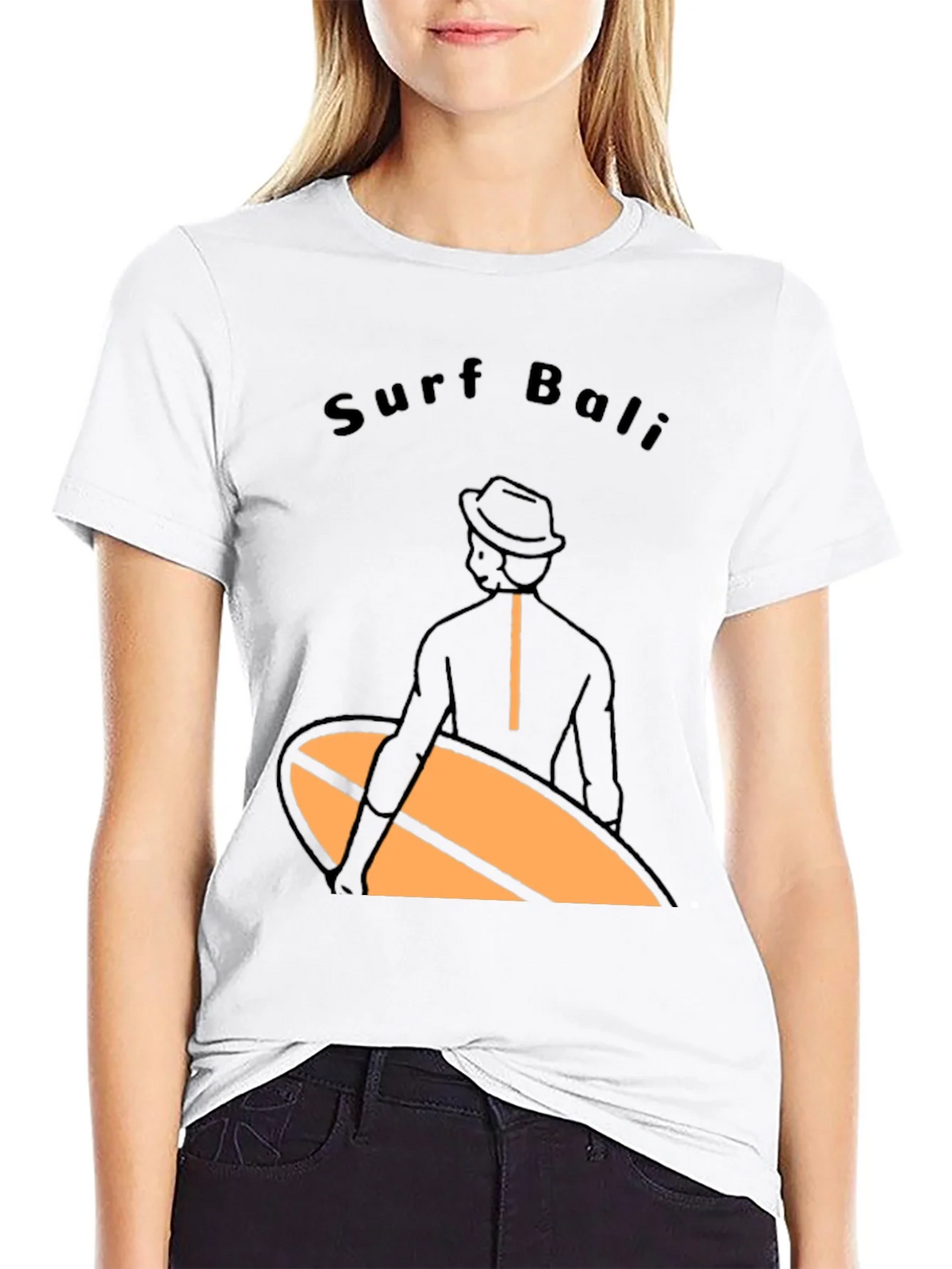 Surf Bali Graphic Tee - Black T-Shirt product image 8