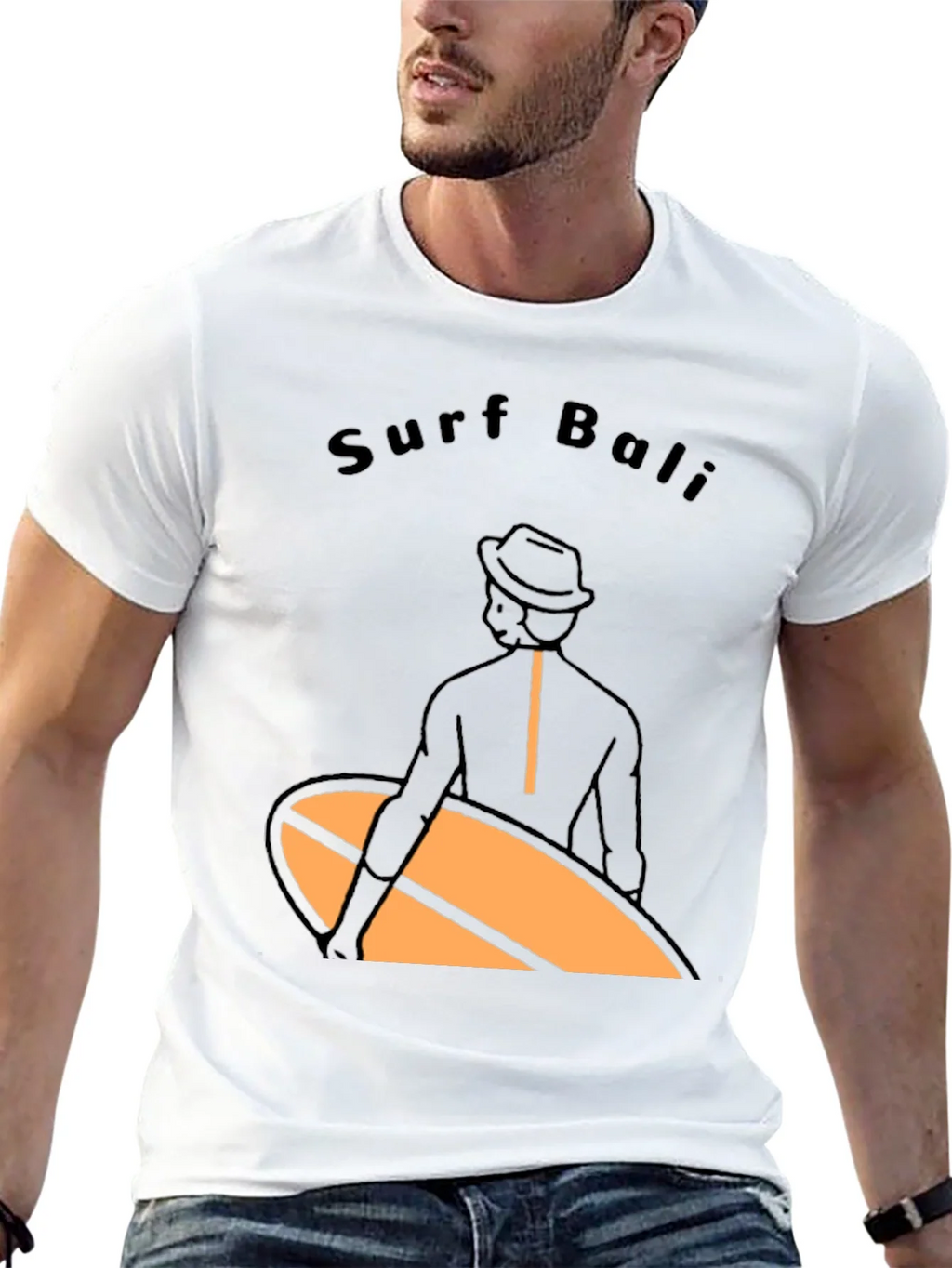 Surf Bali Graphic Tee - Black T-Shirt product image 12