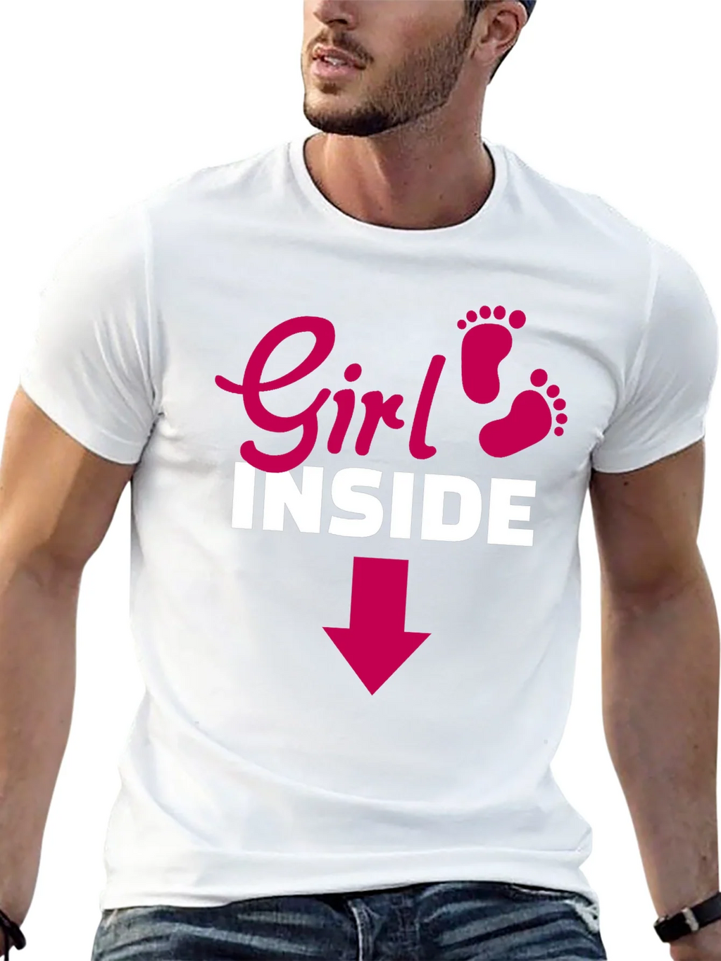 Girl Inside Arrow Graphic Maternity T-Shirt product image 12
