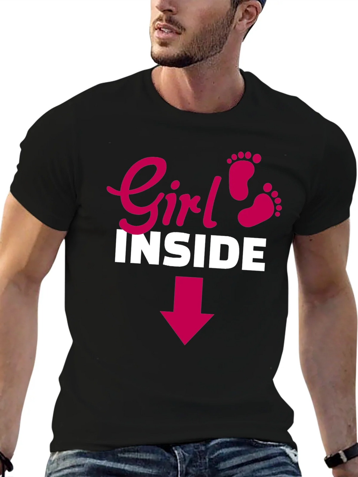 Girl Inside Arrow Graphic Maternity T-Shirt product image 6