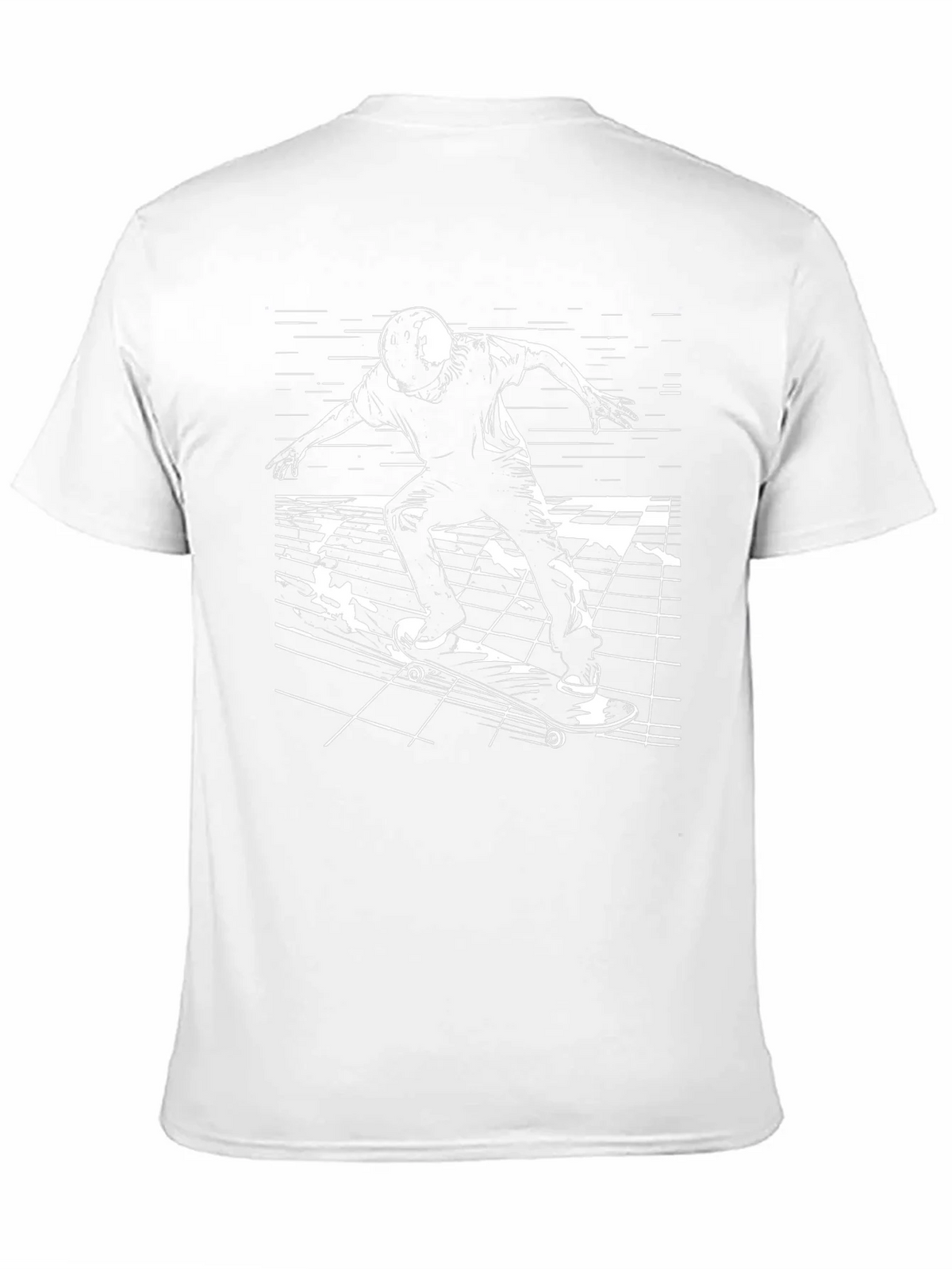 Skateboarding T-Shirt - Black Graphic Tee product image 10