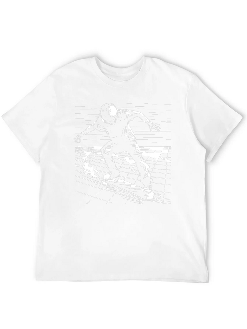 Skateboarding T-Shirt - Black Graphic Tee product image 11