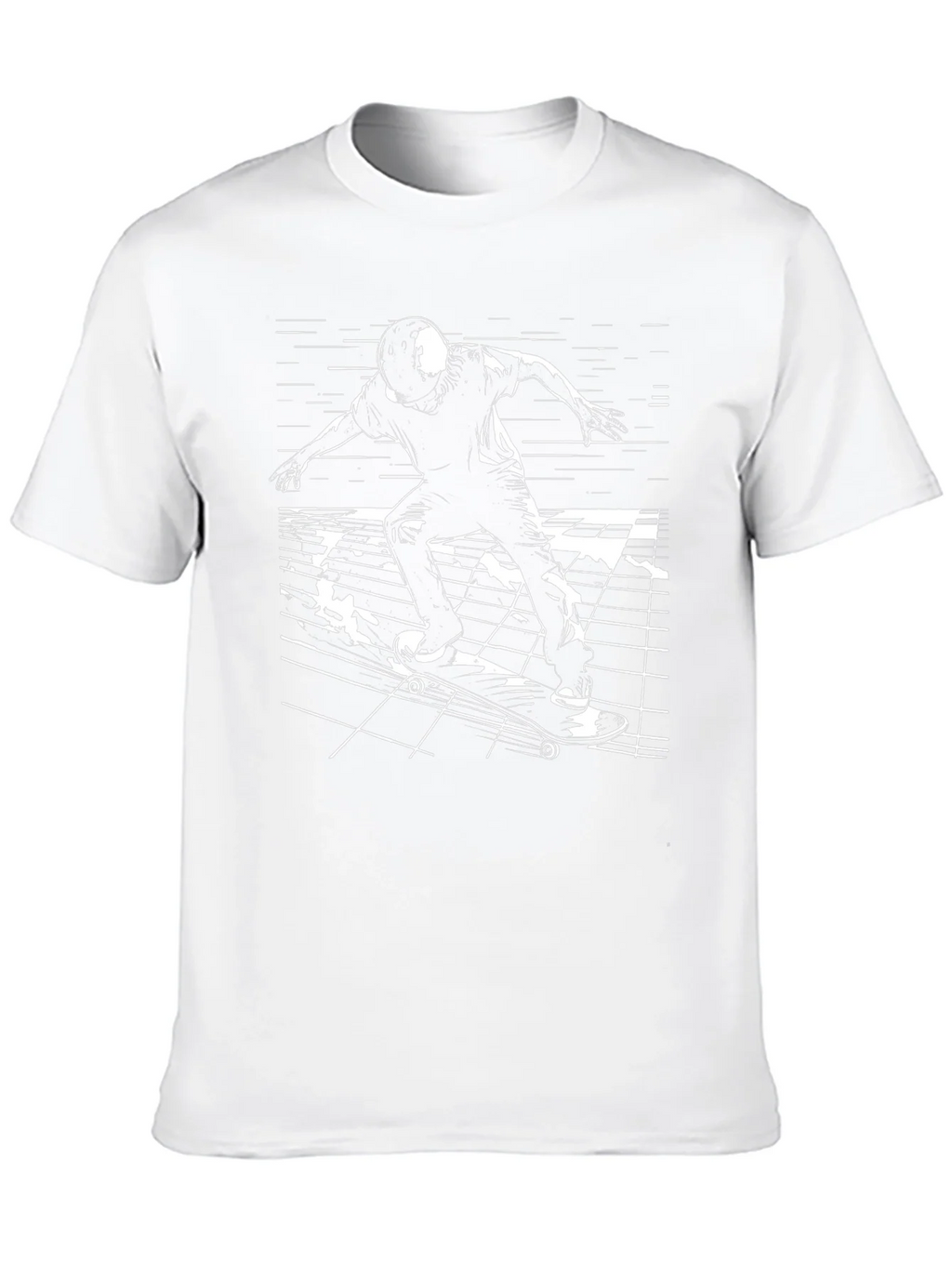 Skateboarding T-Shirt - Black Graphic Tee product image 9