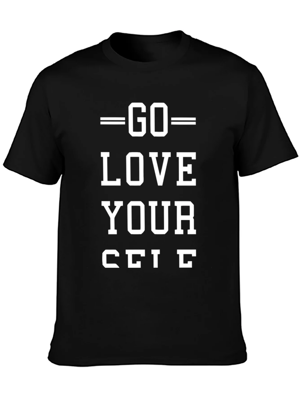 Go Love Yourself Black Graphic Tee product image 3