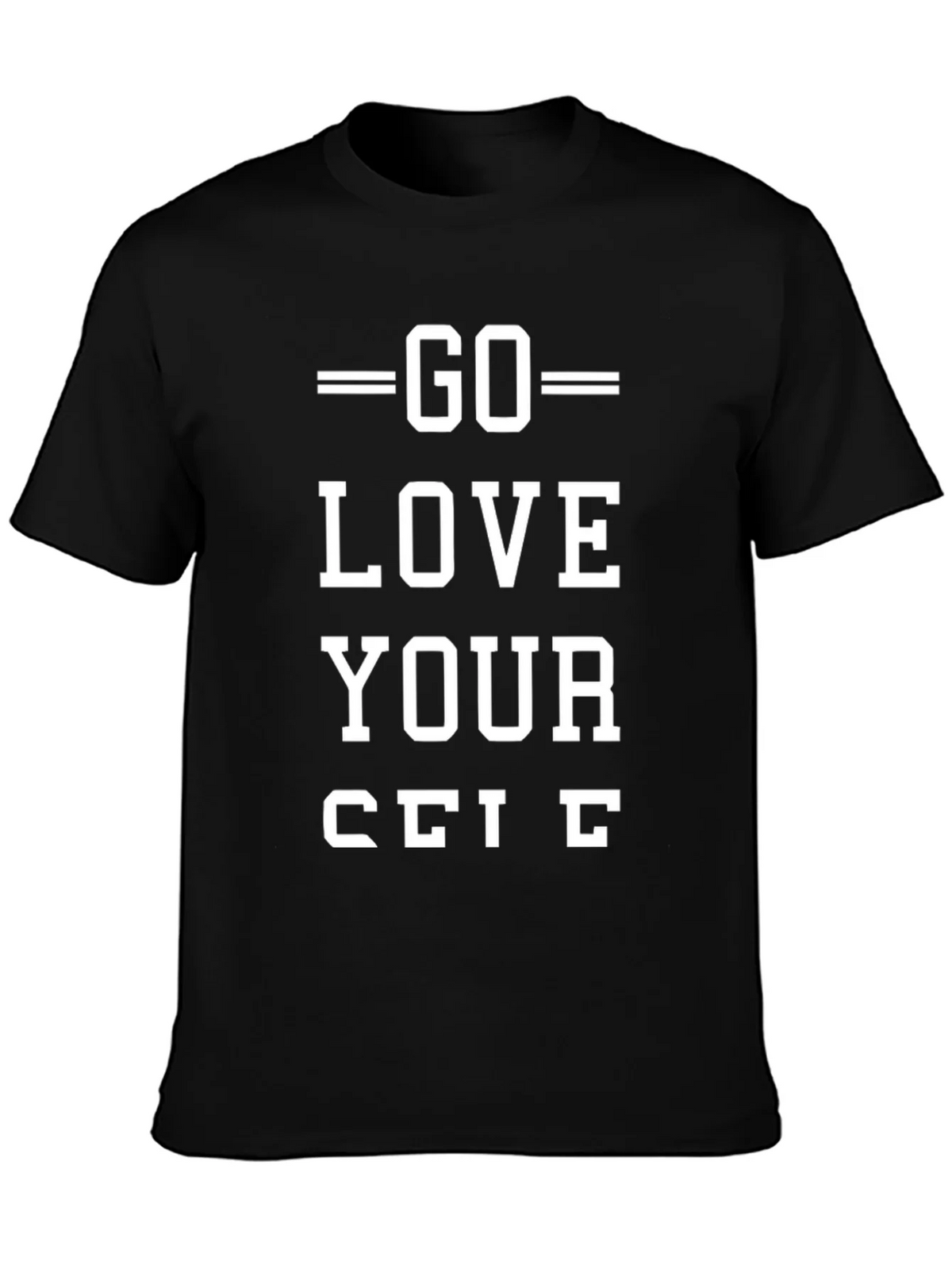Go Love Yourself Black Graphic Tee product image 3