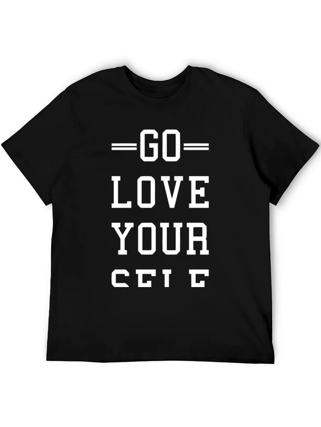 Go Love Yourself Black Graphic Tee product image 5