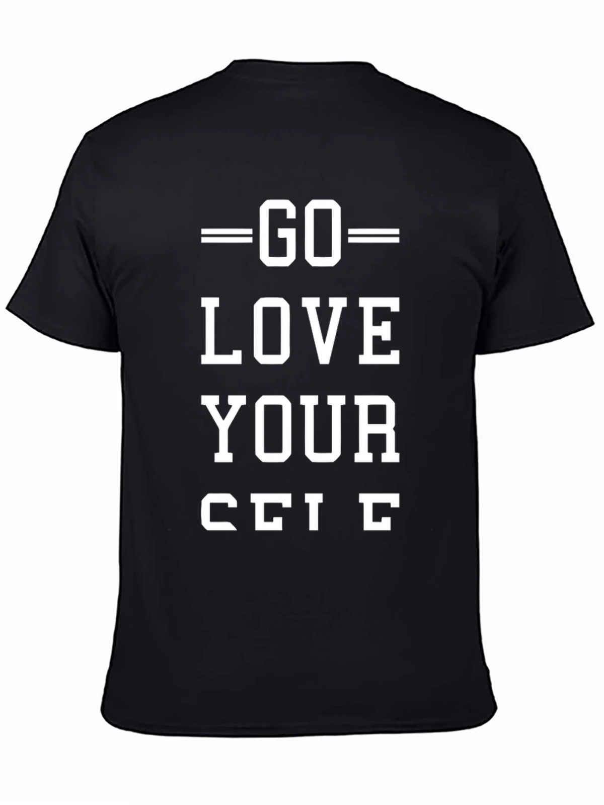 Go Love Yourself Black Graphic Tee product image 4
