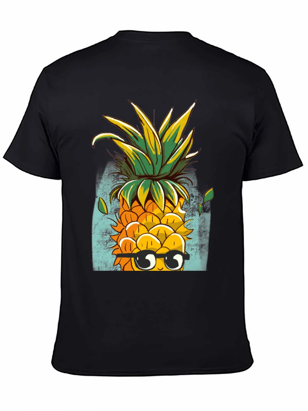 Cool Pineapple Graphic Tee - Quirky Black T-Shirt product image 4