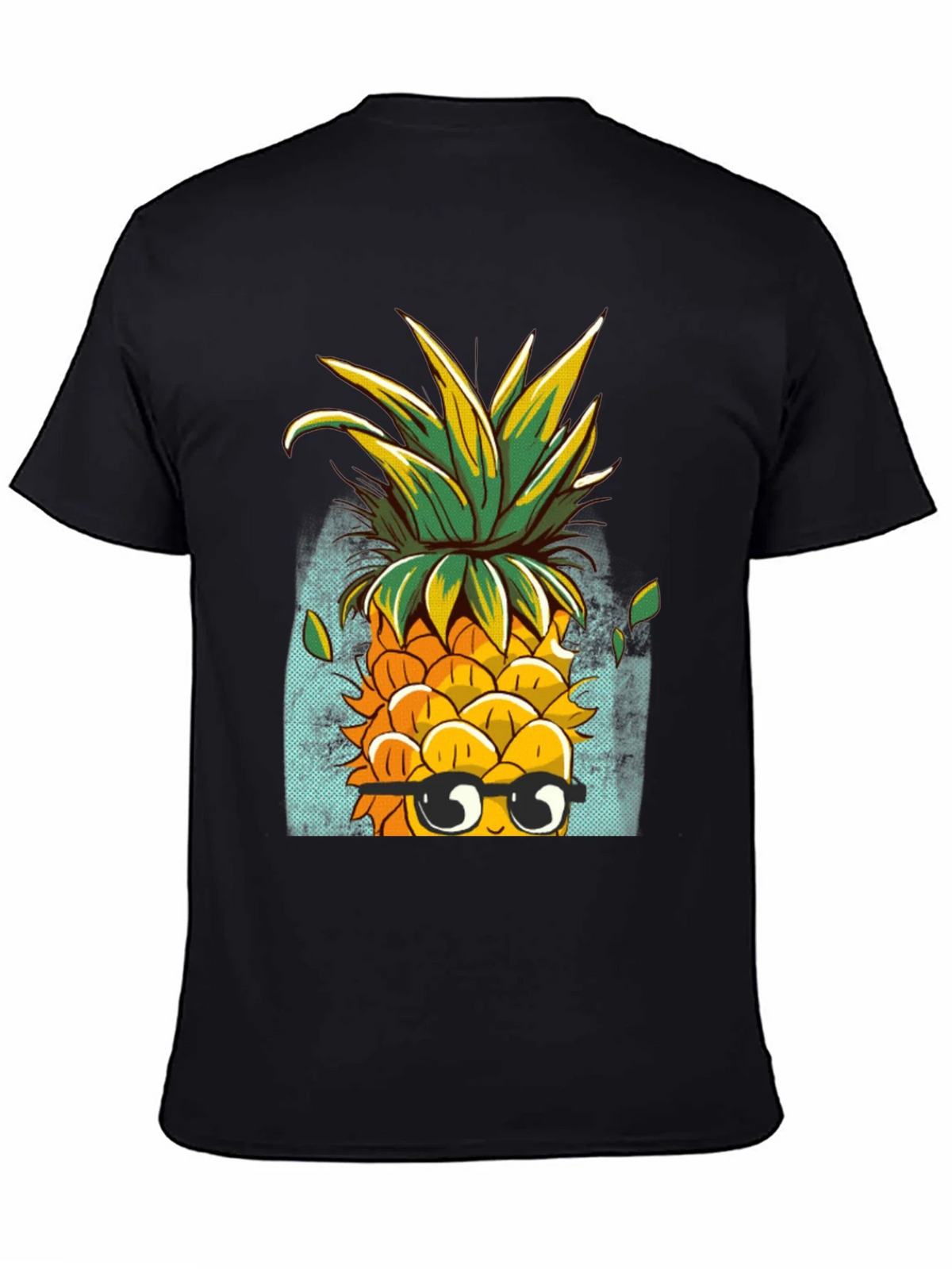 Cool Pineapple Graphic Tee - Quirky Black T-Shirt product image 4