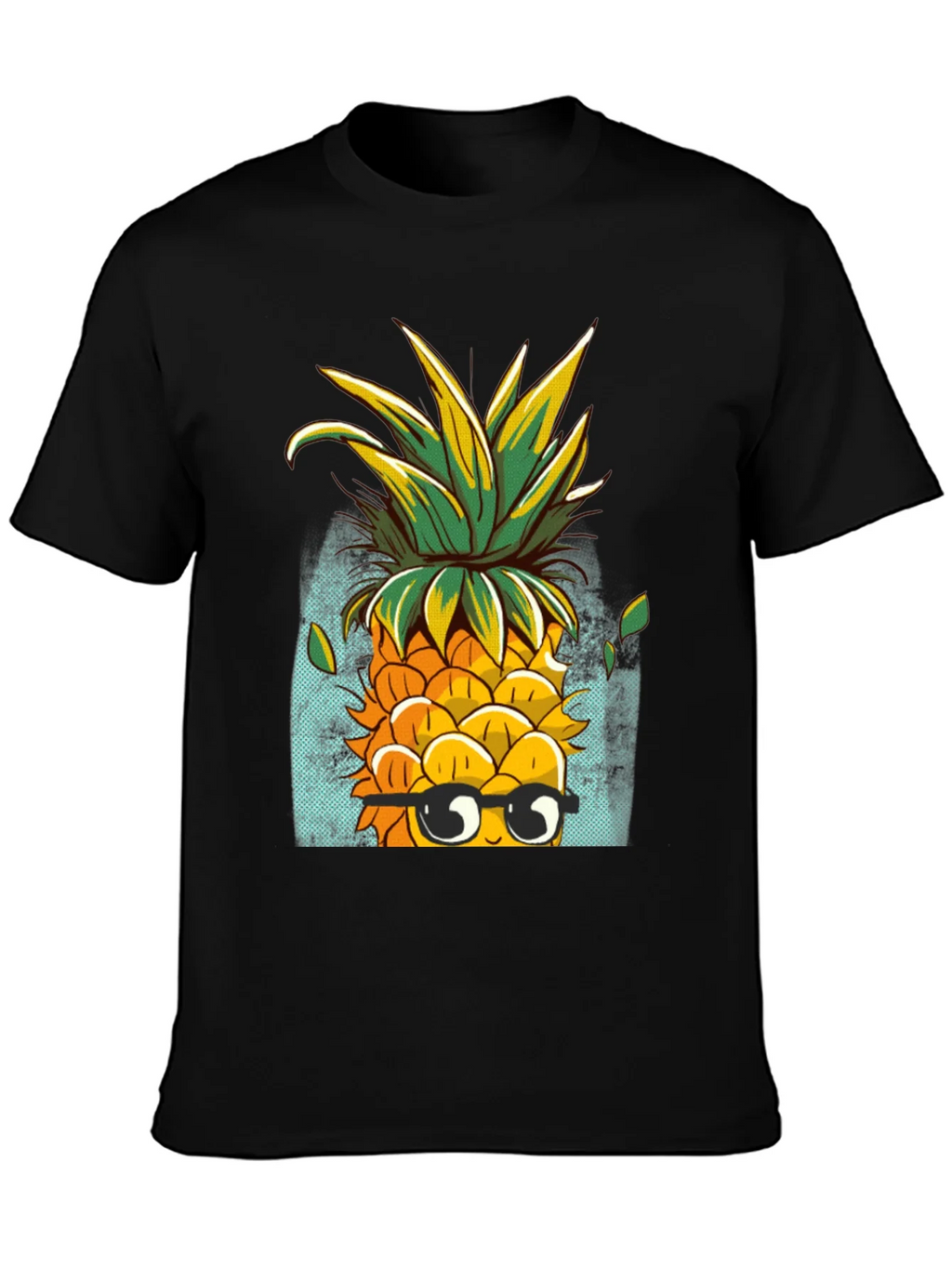 Cool Pineapple Graphic Tee - Quirky Black T-Shirt product image 3