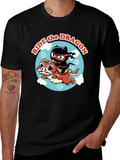 Ride the Dragon Graphic T-Shirt - Ninja Style! product image 1