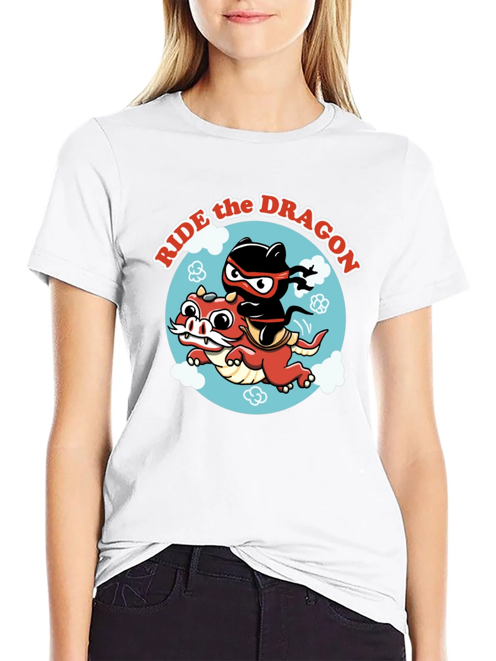 Ride the Dragon Graphic T-Shirt - Ninja Style! product image 8