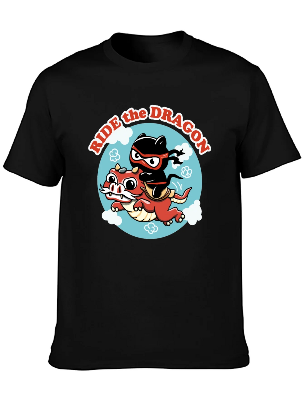 Ride the Dragon Graphic T-Shirt - Ninja Style! product image 3