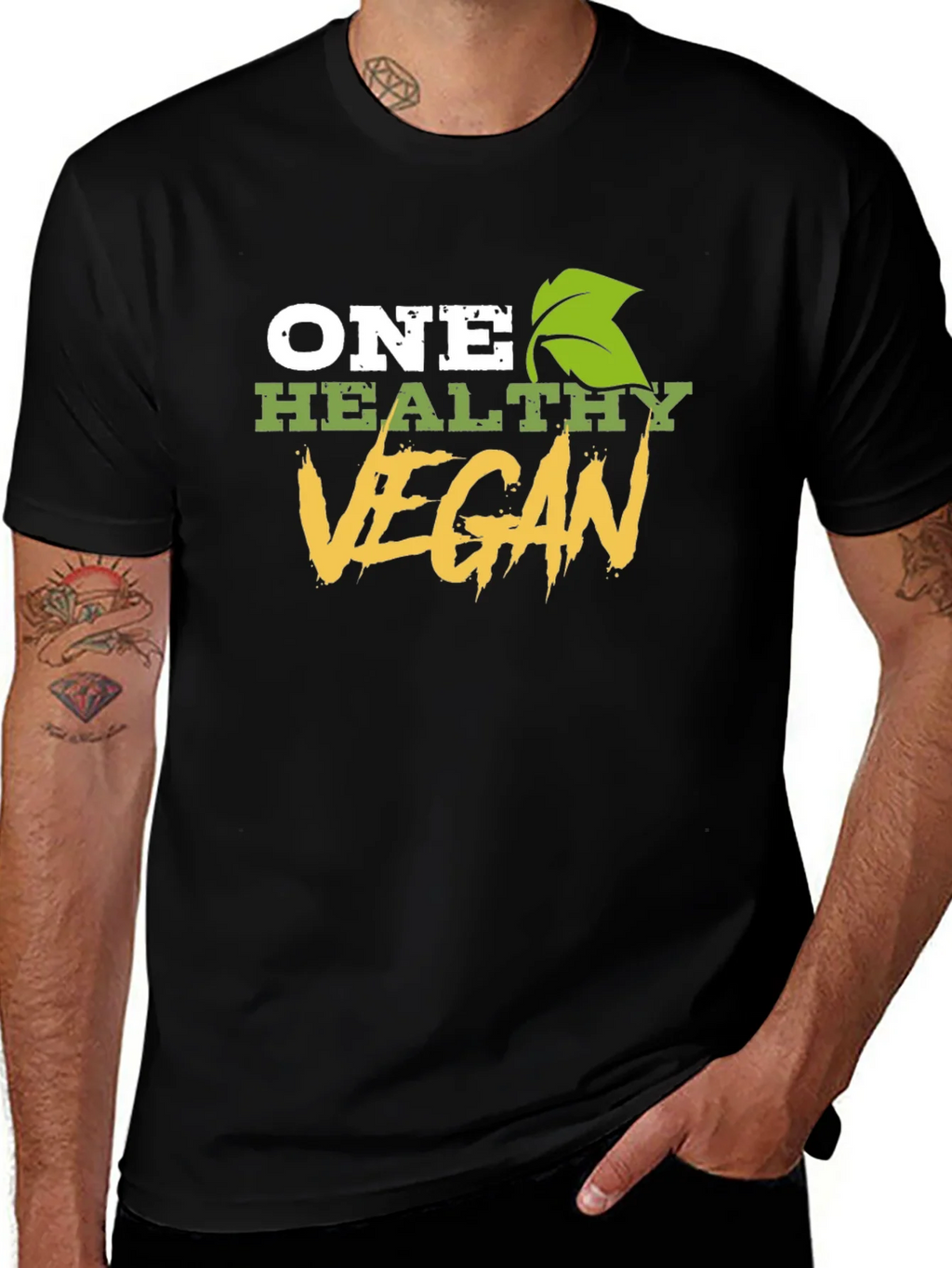 One Healthy Vegan T-Shirt - Plant-Based Lifestyle Apparel product image 1