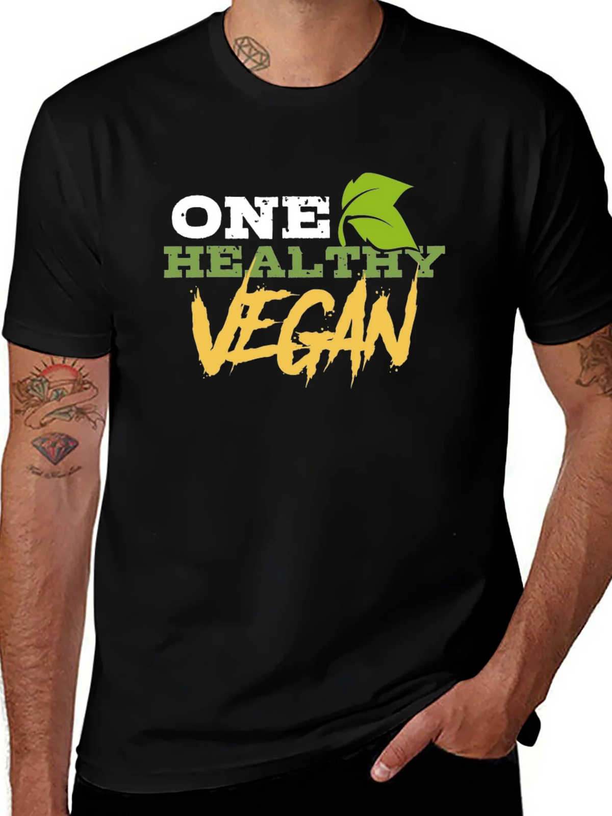 One Healthy Vegan T-Shirt - Plant-Based Lifestyle Apparel product image 1