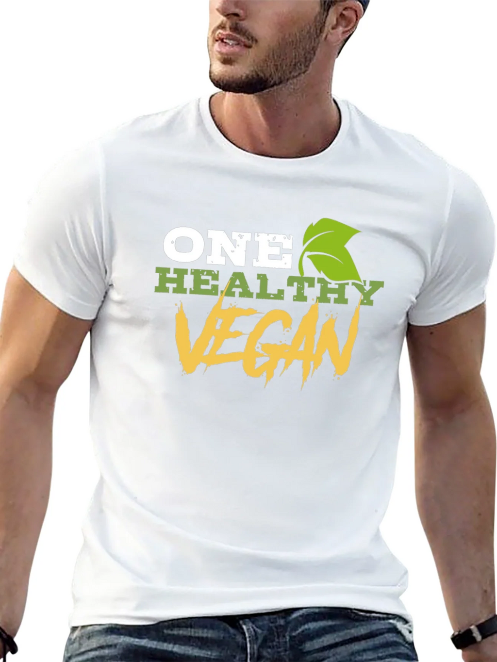 One Healthy Vegan T-Shirt - Plant-Based Lifestyle Apparel product image 12