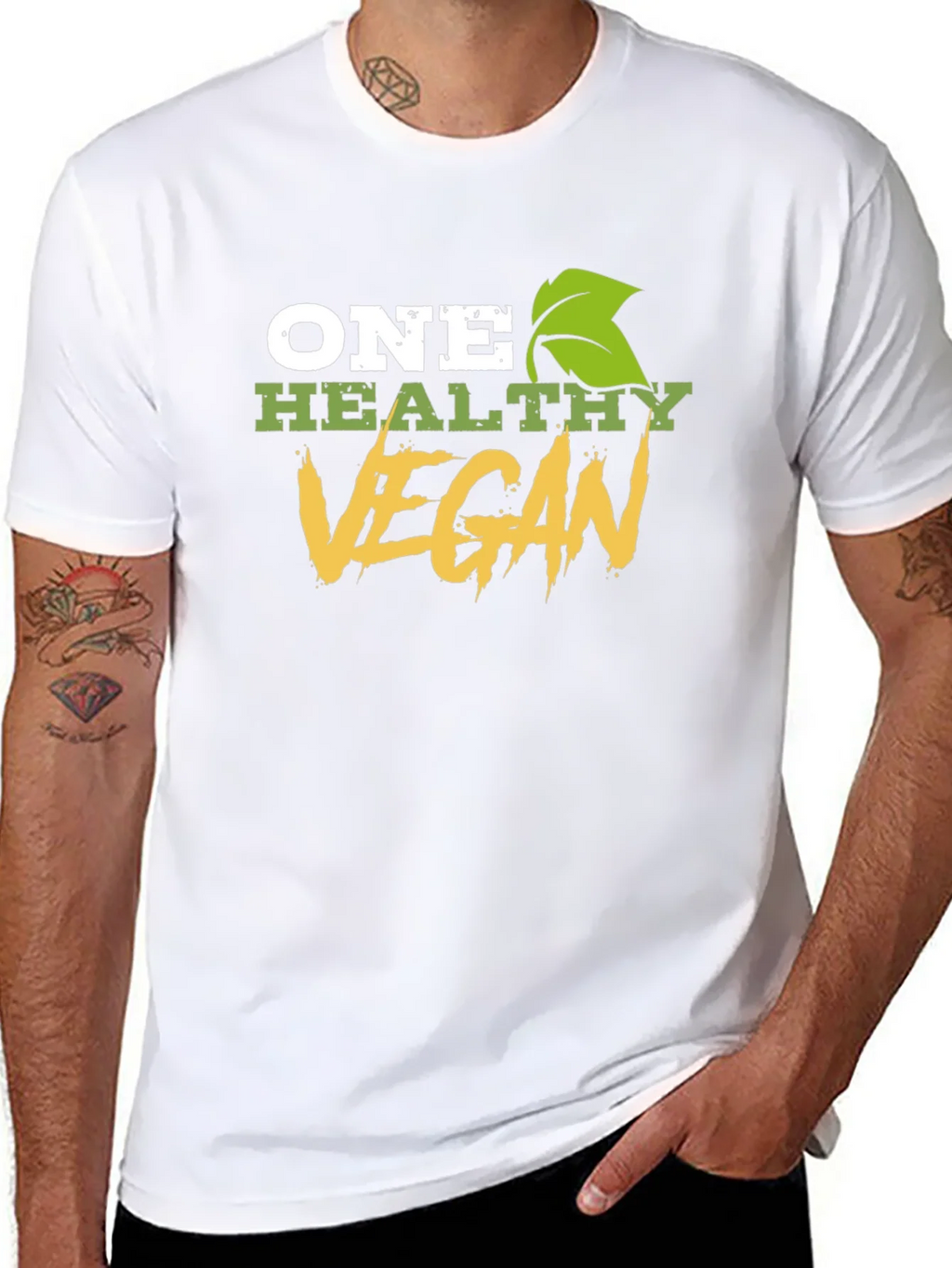 One Healthy Vegan T-Shirt - Plant-Based Lifestyle Apparel product image 7