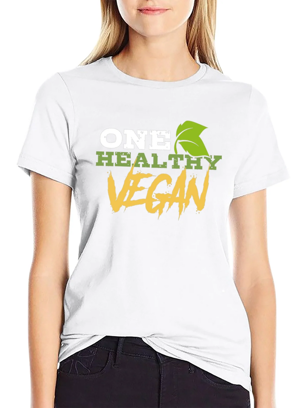 One Healthy Vegan T-Shirt - Plant-Based Lifestyle Apparel product image 8