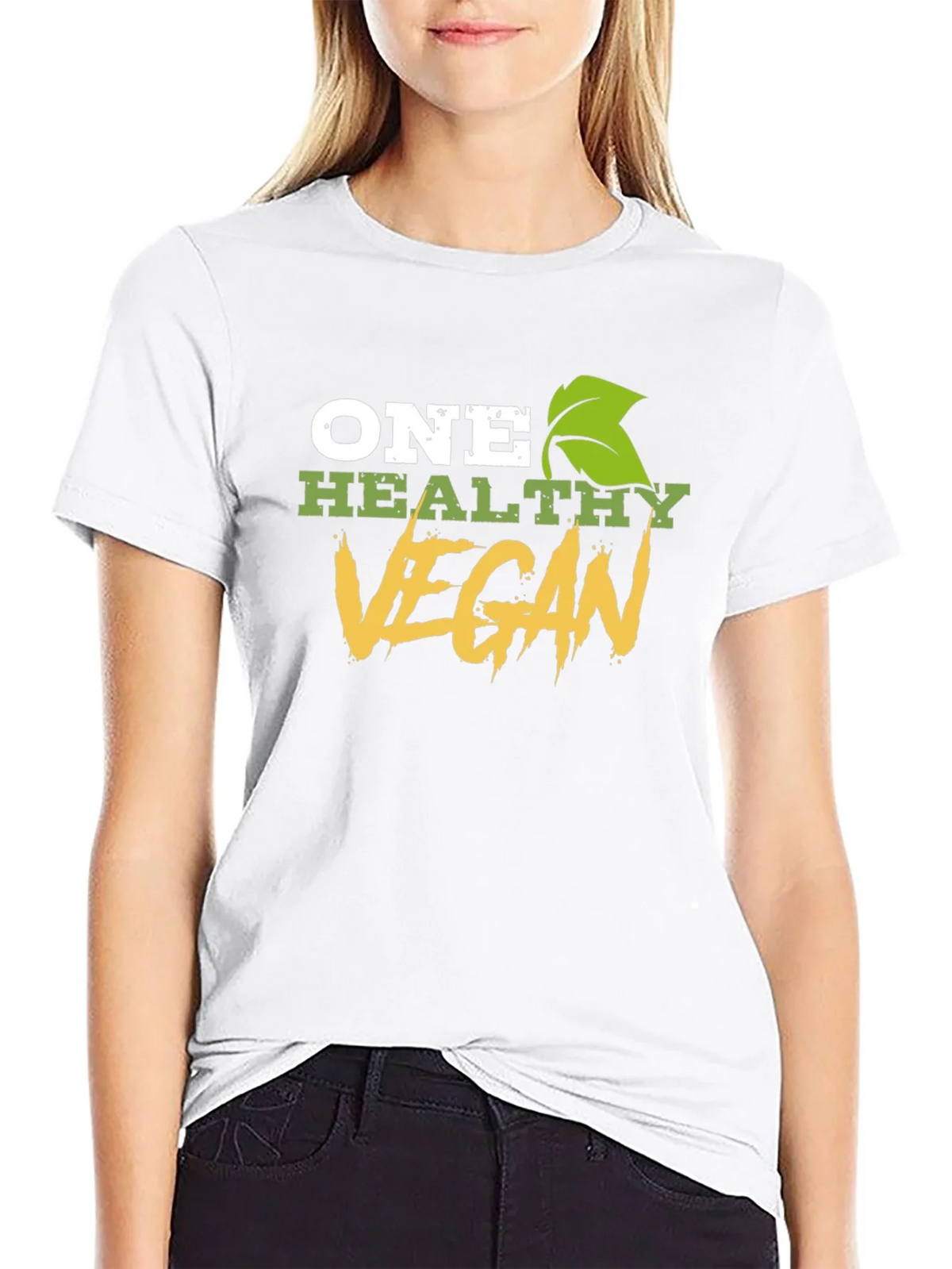 One Healthy Vegan T-Shirt - Plant-Based Lifestyle Apparel product image 8
