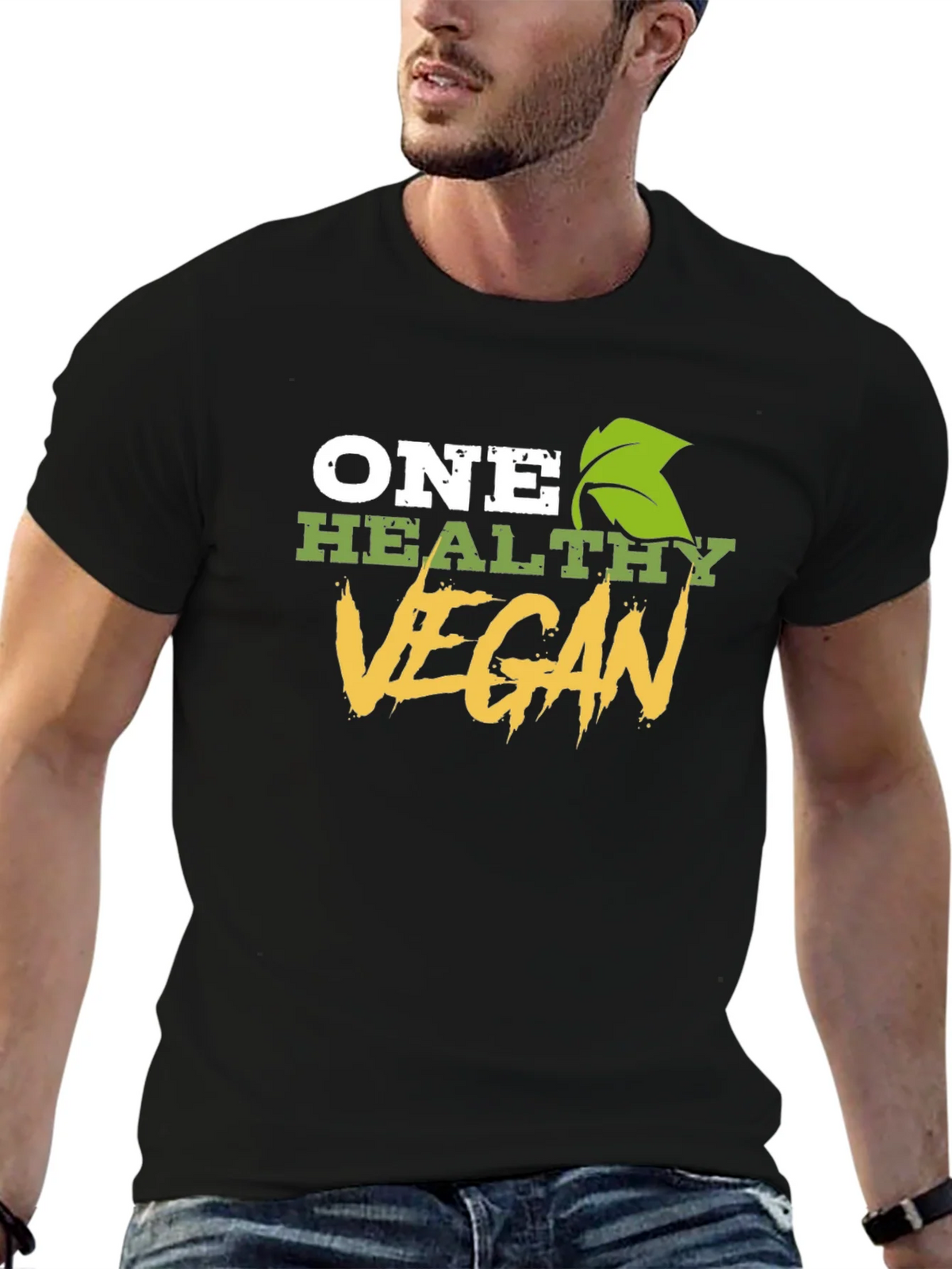 One Healthy Vegan T-Shirt - Plant-Based Lifestyle Apparel product image 6