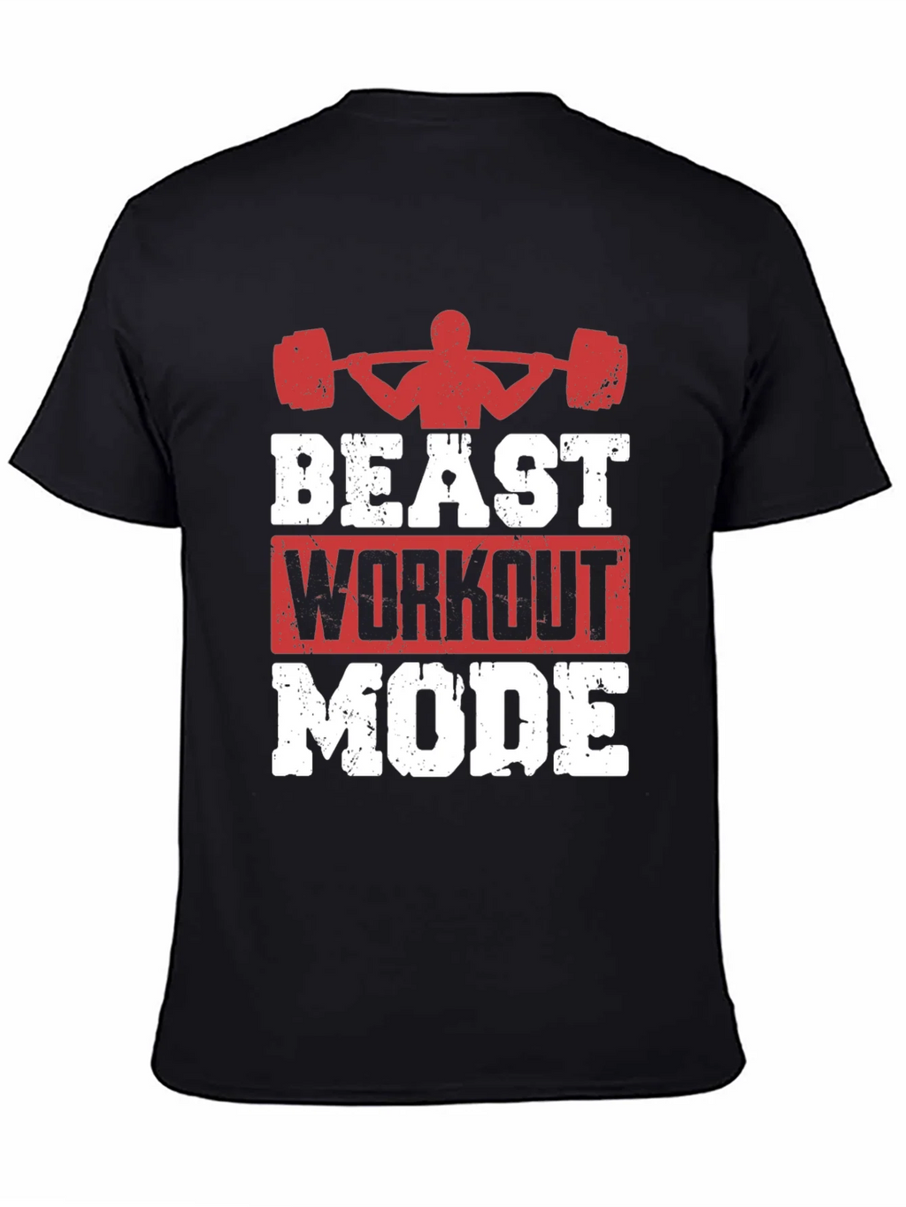 Beast Workout Mode Graphic Tee - Gym Motivation product image 4