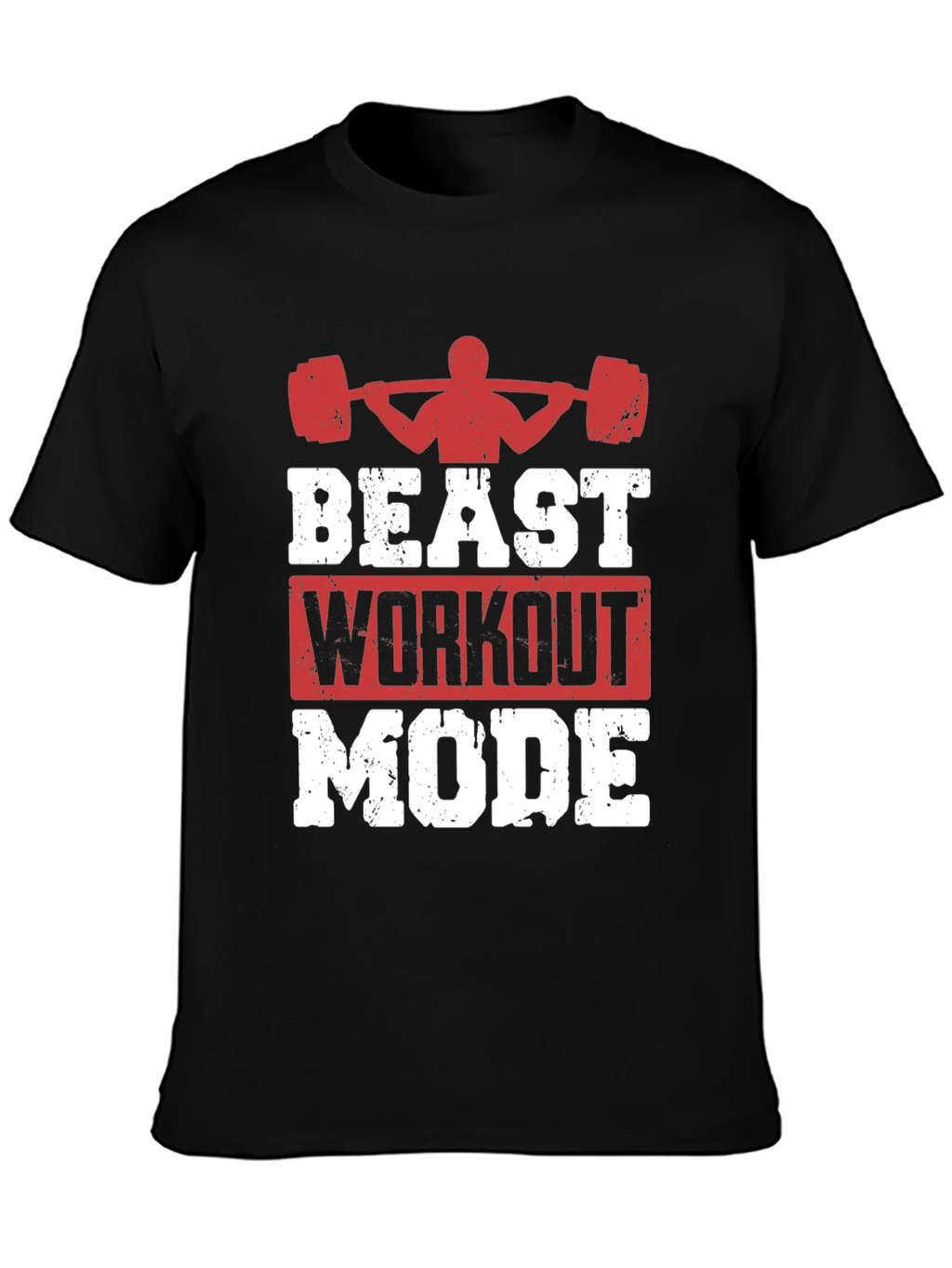 Beast Workout Mode Graphic Tee - Gym Motivation product image 3